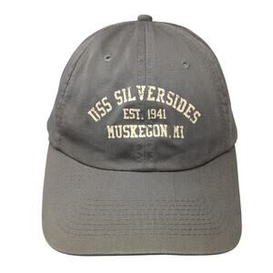 USS Silversides Slideback Baseball Hat Brown One Size Adjustable Jhats